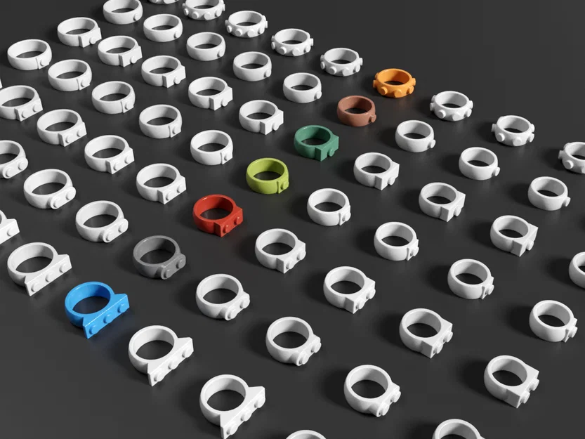 Chiếc Nhẫn Gạch Lắp Ráp Sáng Tạo - Image 4