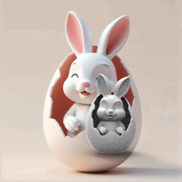 Chú thỏ Phục sinh đáng yêu (Easter Bunny) - Image 1