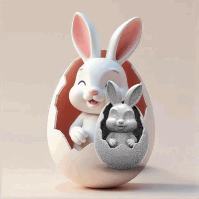 Chú thỏ Phục sinh đáng yêu (Easter Bunny)
