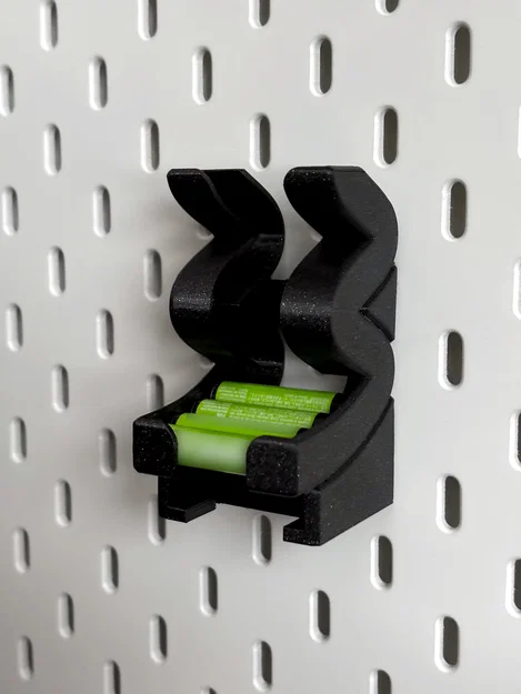 Skadis Wave FIFO Battery Holder (Remix) - Khay pin AA/AAA gắn Skadis - Image 3