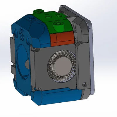 Ngàm gắn Ender xChange cho đầu in Dragon Burner