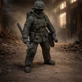 Mô hình lính cứu hỏa (Firefighter Miniature) sắc nét cho người yêu in 3D - Thumbnail 1