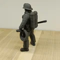 Mô hình lính cứu hỏa (Firefighter Miniature) sắc nét cho người yêu in 3D - Thumbnail 4