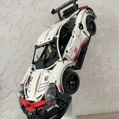Chân đế in 3D trưng bày Lego Technic Porsche cực chất