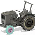 OpenRc Tractor Deutz F1L 514 đời 1951 - Thumbnail 4