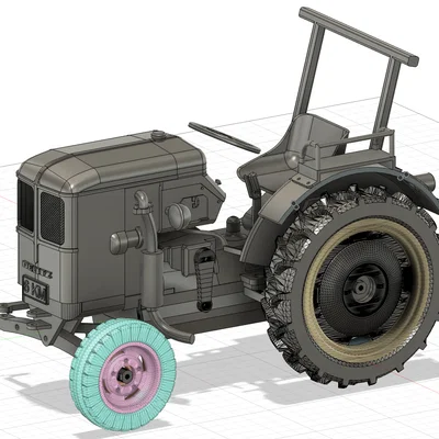 OpenRc Tractor Deutz F1L 514 đời 1951