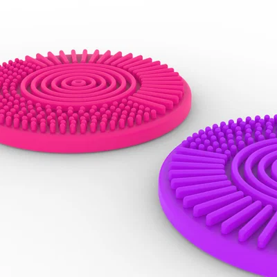 Miếng làm sạch cọ trang điểm (Makeup brush cleaner) in 3D tiện lợi