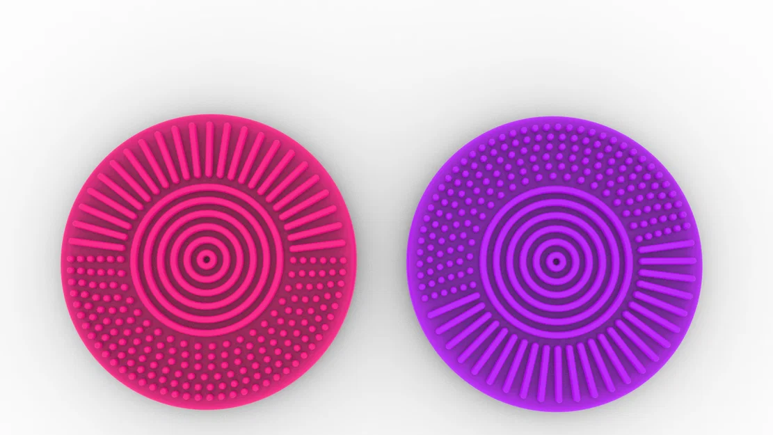 Miếng làm sạch cọ trang điểm (Makeup brush cleaner) in 3D tiện lợi - Image 3