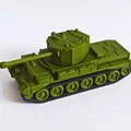 Mô hình xe tăng Cruiser Mk VIII Challenger 1/72 in 3D cực chi tiết - Thumbnail 1