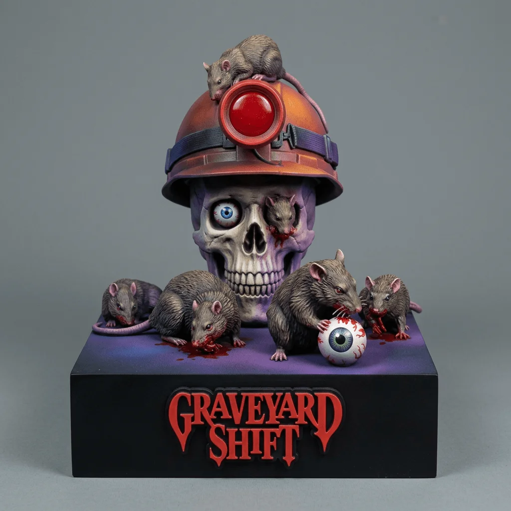 Mô hình 3D Graveyard Shift - 1990 trang trí kinh dị ấn tượng 1