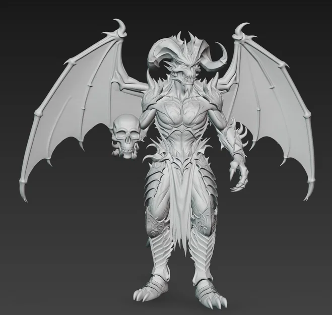 Mô hình 3D Prince of Darkness 3 - Hoàng tử Bóng đêm siêu chi tiết - Image 2