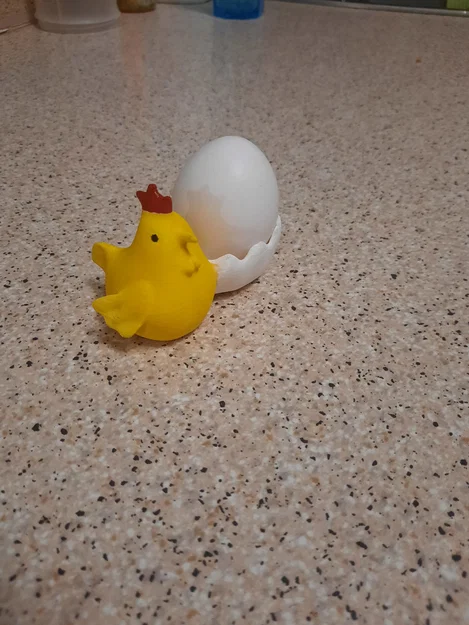 Đồ trang trí Lễ Phục sinh (Gà kèm trứng) - Image 1