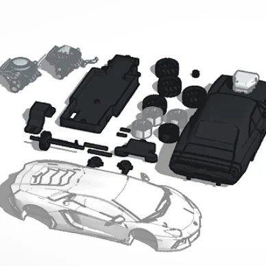 Mini RC Auto: Tự thiết kế và in 3D xe đua điều khiển từ xa