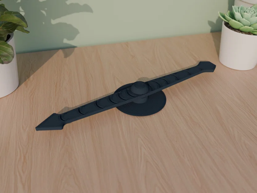 Mũi tên xoay Board Game in 3D - Tùy chỉnh dễ dàng - Image 1