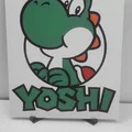 Mô hình Yoshi Mario (HueForge) - Thumbnail 1
