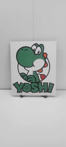Mô hình Yoshi Mario (HueForge) - Image 2
