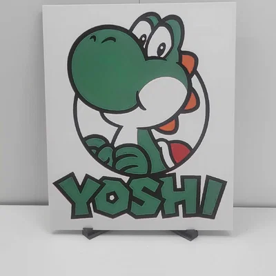 Mô hình Yoshi Mario (HueForge)