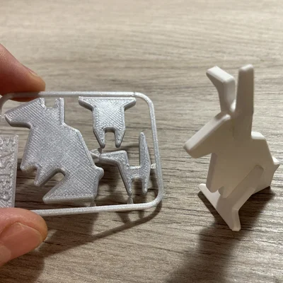 Mô hình Kit Card chú thỏ IKEA