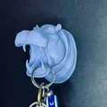 Móc treo chìa khóa và trang trí tường hình hà mã - Thumbnail 2