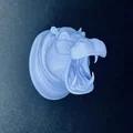 Móc treo chìa khóa và trang trí tường hình hà mã - Thumbnail 4