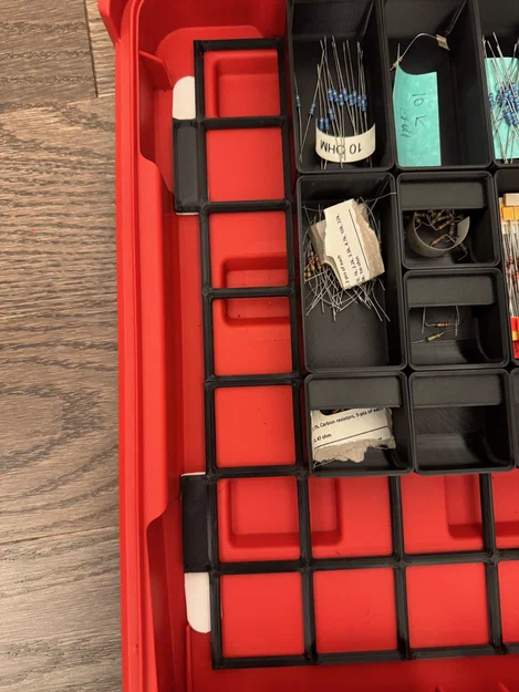 Miếng lót Gridfinity cho thùng Milwaukee Packout Low Profile Compact - Image 3