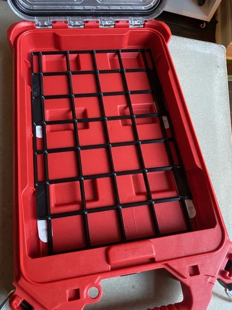 Miếng lót Gridfinity cho thùng Milwaukee Packout Low Profile Compact - Image 4