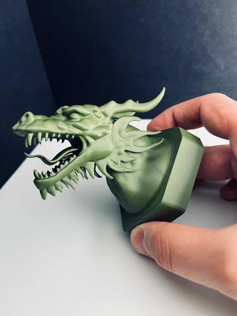 Mẫu trang trí treo tường hình đầu Rồng - Image 1