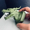 Mẫu trang trí treo tường hình đầu Rồng - Thumbnail 1