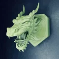 Mẫu trang trí treo tường hình đầu Rồng - Thumbnail 2
