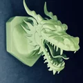 Mẫu trang trí treo tường hình đầu Rồng - Thumbnail 3
