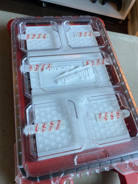 Miếng lót Gridfinity cho thùng Milwaukee Packout Low Profile Compact - Image 11