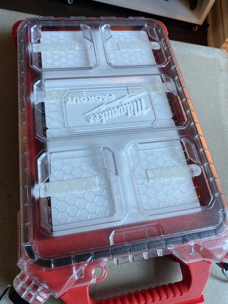 Miếng lót Gridfinity cho thùng Milwaukee Packout Low Profile Compact - Image 12