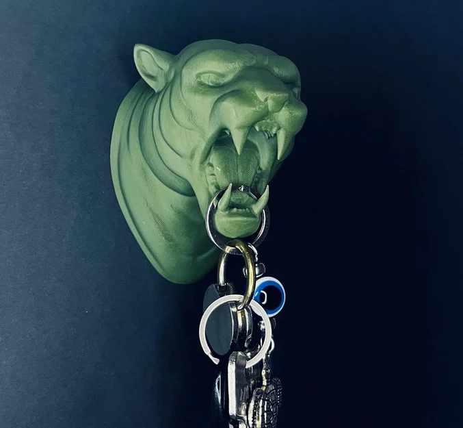 Móc treo tường hình chú hổ - Tiger-tiger wall mount - Image 2