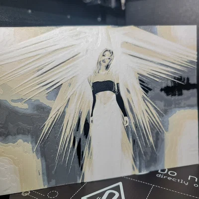 Mẫu in 3D Angel Tattoo HueForge