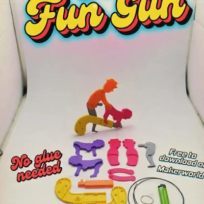 Fun Gun - Khẩu súng vui nhộn in 3D cực độc