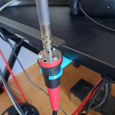 Giá treo máy hàn gắn bàn (Screw-Mounted Soldering Iron Holder) tiện lợi