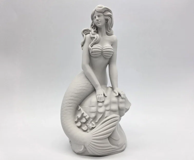 Tượng Nàng Tiên Cá Nghệ Thuật (Classic Mermaid) Trang Trí Để Bàn - Image 2