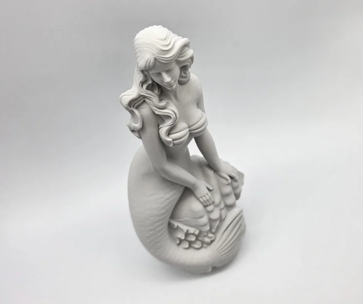 Tượng Nàng Tiên Cá Nghệ Thuật (Classic Mermaid) Trang Trí Để Bàn - Image 4