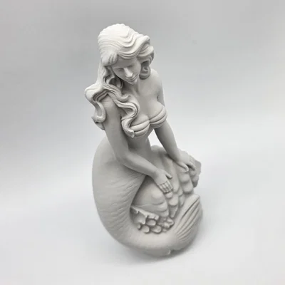 Tượng Nàng Tiên Cá Nghệ Thuật (Classic Mermaid) Trang Trí Để Bàn