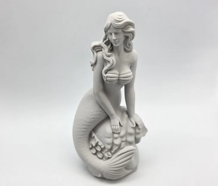 Tượng Nàng Tiên Cá Nghệ Thuật (Classic Mermaid) Trang Trí Để Bàn - Image 5