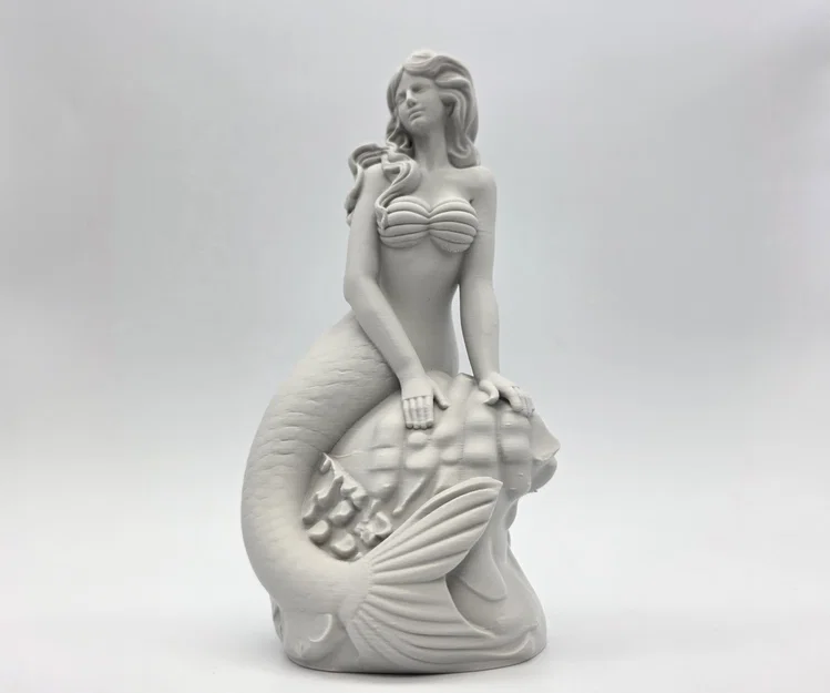 Tượng Nàng Tiên Cá Nghệ Thuật (Classic Mermaid) Trang Trí Để Bàn - Image 7