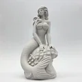 Tượng Nàng Tiên Cá Nghệ Thuật (Classic Mermaid) Trang Trí Để Bàn - Thumbnail 7