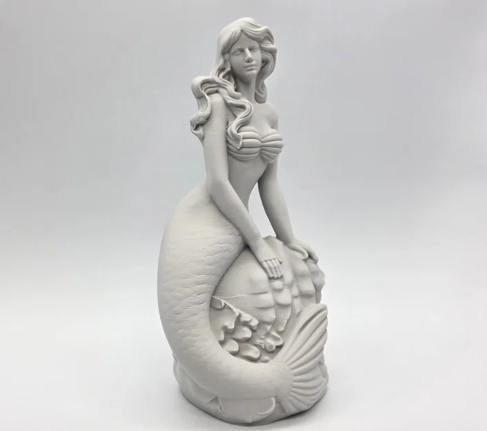 Tượng Nàng Tiên Cá Nghệ Thuật (Classic Mermaid) Trang Trí Để Bàn - Image 8