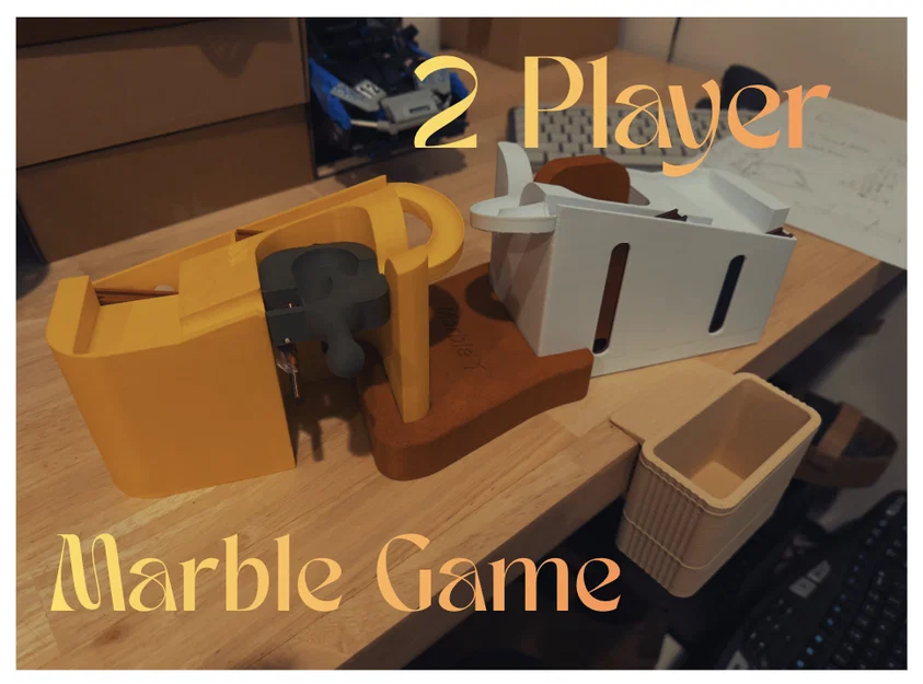 Bộ trò chơi đường đua bi cho hai người - 2 Player Marble Run - Image 1