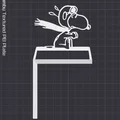 Mô hình trang trí công tắc/ổ cắm Snoopy – Mẫu in 3D 4 - Thumbnail 2