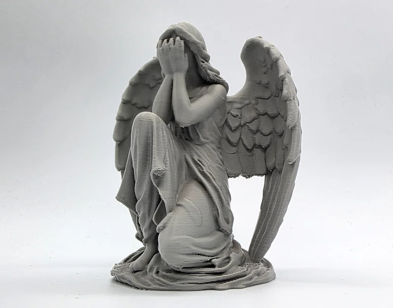 Mô hình tượng thiên thần quỳ khóc (Kneeling Weeping Angel Statue) - Image 1