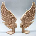Mô hình đôi cánh thiên thần (Angel Wings) trang trí 3D tinh tế - Thumbnail 1