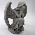 Mô hình tượng thiên thần quỳ khóc (Kneeling Weeping Angel Statue) - Thumbnail 5