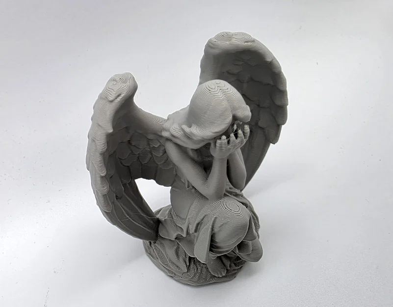 Mô hình tượng thiên thần quỳ khóc (Kneeling Weeping Angel Statue) - Image 6