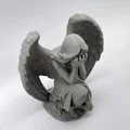 Mô hình tượng thiên thần quỳ khóc (Kneeling Weeping Angel Statue) - Thumbnail 6